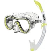 Seac Sub Snorkelsett - Giglio MD - Gul - - OneSize - Snorkel