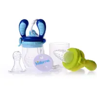 Kidsme Food Feeder - 2-pack - Blå/Lime - - OneSize - Food Feeder