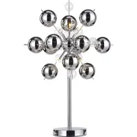 Näve Spesiell bordlampe Wakusei, krom