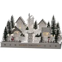 Konstsmide 3265-210, Figur, Hvit, Tre, IP20, 6 timer, Gjennomsiktig