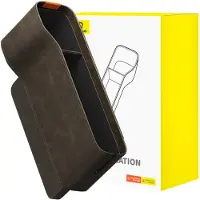 Baseus OrganizeFun Series bilkonsolloppbevaringsorganisator marmorbrun