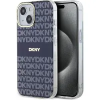 DKNY IML Mono & Stripe MagSafe-etui for iPhone 15 / 14 / 13 - blå