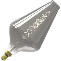 Calex Vienna LED-pære E27 6W dim 1 800 K titan