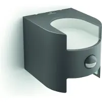 Philips Grass - Sensor-vegglys i antrasitt m. LED-Lys