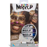 Carioca MaskUP metalliske ansiktsblyanter 6 farger CARIOCA