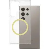 PanzerGlass Flagship Case Transparent Urban Combat w. Chardonnay QI Compatible Samsung Galaxy S25 Ultra