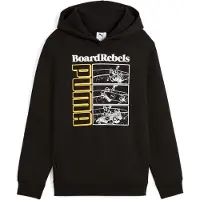Puma Mid 90s Hoodie, Clothing, Black, 13-14Y