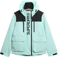 Superdry for woman. W5011847A Ultimate colour block windbreaker blue (M), Casual, Recycled Polister, Sustainable