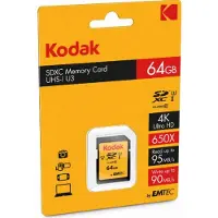 Kodak Sd 64gb Uhs-i U3 V30 Ultra Minnekort