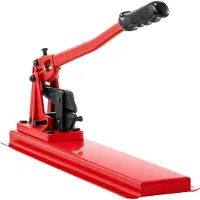 Vevor 24" håndpresse for benk, skjærekapasitet 3/8" boltekutter for benk, hardhet 35-45HRC krympeverktøy for ståltau, rød pressemaskin for presseing og kutting, armpresse for benk