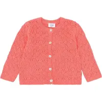 Hust and Claire Cardigan - Strikk - Mål - Wild Coral - - 1½ år (86) - Cardigan
