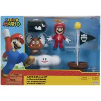 Super Mario Lekesett - Dioramasett - Cloud - 5 Deler - - OneSize - Lekefigur