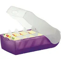 HAN CROCO A8, Plast, Polypropylen (PP), Lilac, Hvit, A8, 500 ark, 97 mm, 67 mm