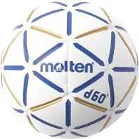 Molten Handball H1D4000-BW D60 IHF Godkjent hvit-blått-gull