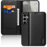 DUX Samsung Galaxy S25+ Hivo Lommebok-deksel I Lær - Svart
