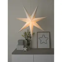 Konstsmide Papirstjerne hvit 78cm