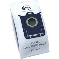 Original Støvsugerposer, S-bag Classic Long Perf., syntet, 4st.