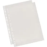 Esselte Lomme Std. A4 55my topp. Glasskl. Pk/100