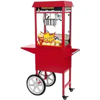 Royal Catering Catering mobil popcornmaskine med vogn på hjul