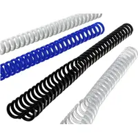 GBC Plastspiral Clickbind 8 mm svart, 50 stk.