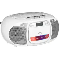 JVC RC-E451W, 1,6 kg, Hvit, Bærbar CD-spiller