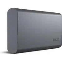 LaCie Mobile Secure STKH1000800 - SSD - High Performance - kryptert - 1 TB - ekstern (bærbar) - USB 3.2 Gen 2 (USB-C kontakt) - 256-bit AES - romgrå - med 3-års Seagate Rescue Data Recovery