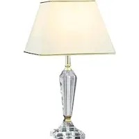 Orion Bordlampe Veronique, fot smal, krem/gull