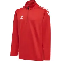Hummel Genser - HmlCore XK Half Zip Poly - Ekte rød - - 12 år (152) - Genser