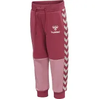 Hummel Bukser - hmlOlek - Jordrød/Rosa m. Sølv - - 62 - Bukser - bomull