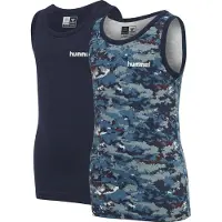 Hummel Undertrøye - hmlNolan - 2-pack - Black Iris - - 3-4 år (98-104) - Undertrøye