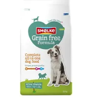 Smolke Smølke kornfritt hundefôr for voksne - Dobbeltpakke: 2 x 12 kg