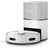 Philips 3000 series HomeRun Aqua XU3110/02 Støvsuger- og vaskerobot, Støv pose, Rund, Light/Beluga Metallic, Akrylonitril-butadien-styren (ABS), 3,35 l, 66 dB