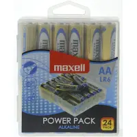 Maxell Batterier LR6/AA Alkaliske 24-pakk