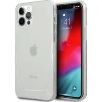 Mercedes Transparent linjeveske for iPhone 12 / iPhone 12 Pro - Transparent
