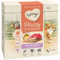 Feringa Økonomipakke Vitality Creamy Snacks - Tunfisk med kylling (96 x 10 g)