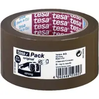 TESA Pakketeip Strong 66 m x 50 mm brun, 6 stk.