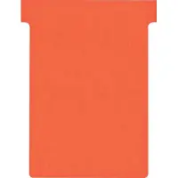Nobo T-Card-planleggingskort - størrelse 3 Rød
