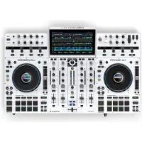 Denon Dj Prime 4 + Limited Edition White Standalone DJ Controller