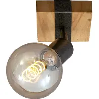Briloner Vegglampe Wood Basic, 1 lyskilde