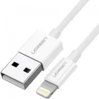 UGREEN US155 20728 USB-A / Lightning MFi 2,4 A-kabel, 1 m – hvit