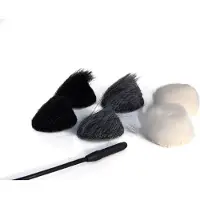 Rycote Overcovers, White - 6 fur /30 Stickies