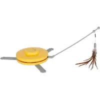 Kerbl 2-i-1 Kattleke Med Halefjær 70x53x5cm