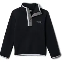 Columbia Sportswear Helvetia II Half Snap Fleece Kids Half-Zip Fleecegenser svart