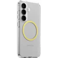 PanzerGlass Flagship Case Transparent Urban Combat w. Chardonnay QI Compatible Samsung Galaxy S25