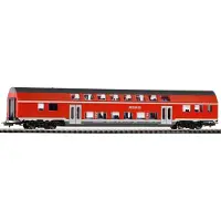 Piko Bi-Level Coach DB Regio VI, Jernbanemodell, HO (1:87), Alle kjønn, Sort, Rød, Ikke for barn under 36 måneder