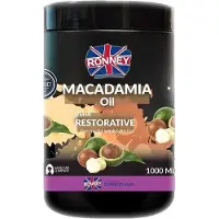 RONNEY Macadamia Oil Complex Professional Mask Gjenopprettende hårmaske med macadamiaolje 1000ml