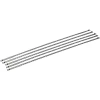 Bahco 303-5P, Tre, Karbonstål, Rustfritt stål, 16,5 cm, 25 g, 5 stk