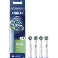 Oral-B CrossAction EB50-4 Ekstra tandbørstehoved 4 Hvid