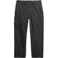 Superdry for man. M7011389A Lightweight cargo trousers Parachute black (32/32), Casual, Cotton