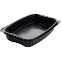 Multi Bakke Bistro 1-rum 980 ml 254x174x42 mm PP sort - (karton á 6 poser x 50 stk.)